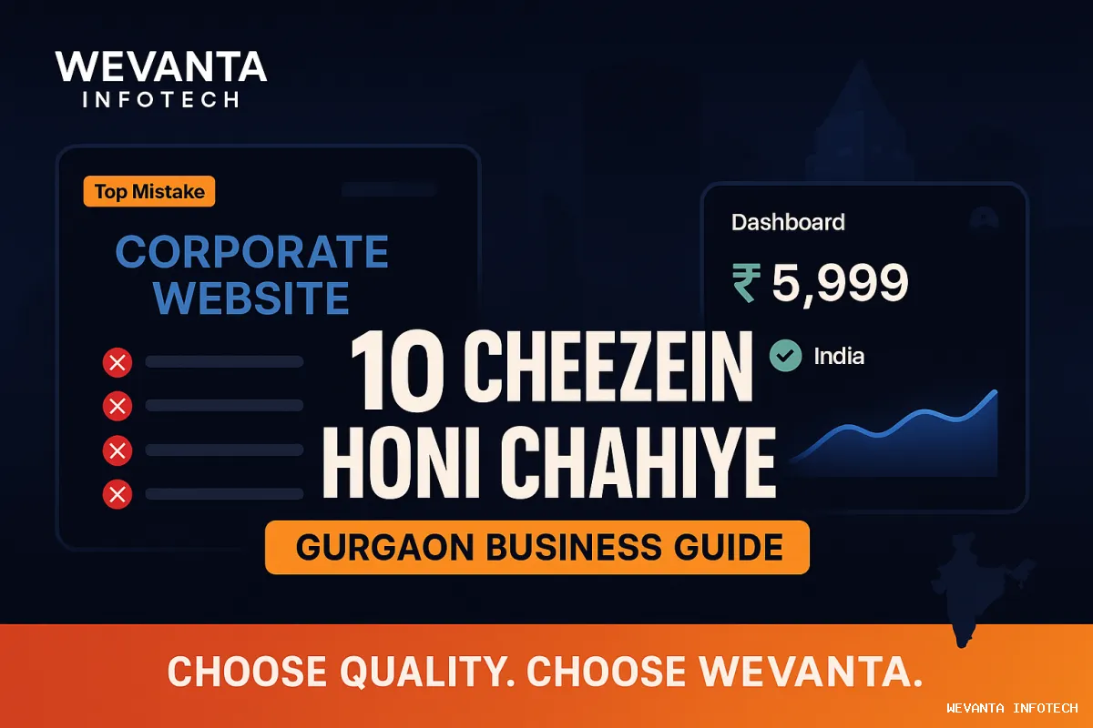 Corporate website features India guide for Gurgaon businesses
