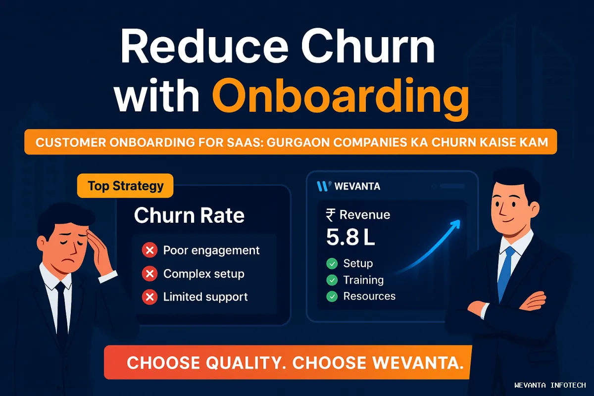 SaaS onboarding process illustration for Gurgaon companies