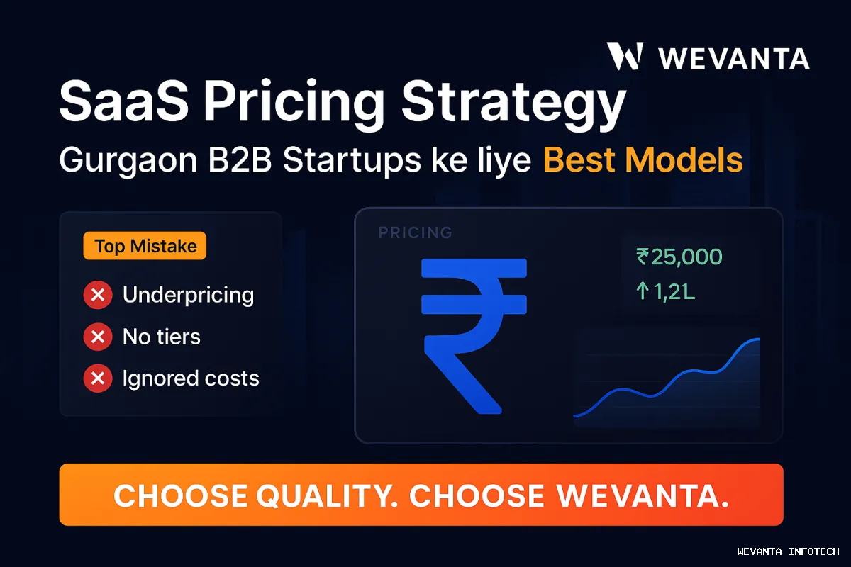 SaaS pricing strategy for B2B startups in Gurgaon